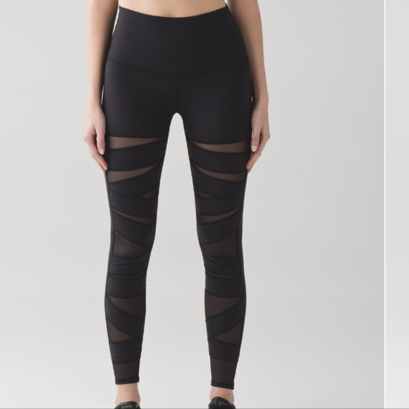 lululemon athletica Pants - Lululemon Wunder Under Pant (Hi-Rise) (Tech Mesh) Black